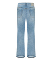 9182 0030-38 L28 - Paris easy kick HR jeans met detail aan pijp