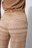 Mara wideleg_355 - 41443 wideleg pantalon met zigzag dessin