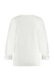10001 - Giorgioa crochet pullover met blouse mouw
